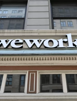 Escritório da WeWork é visto em Nova York